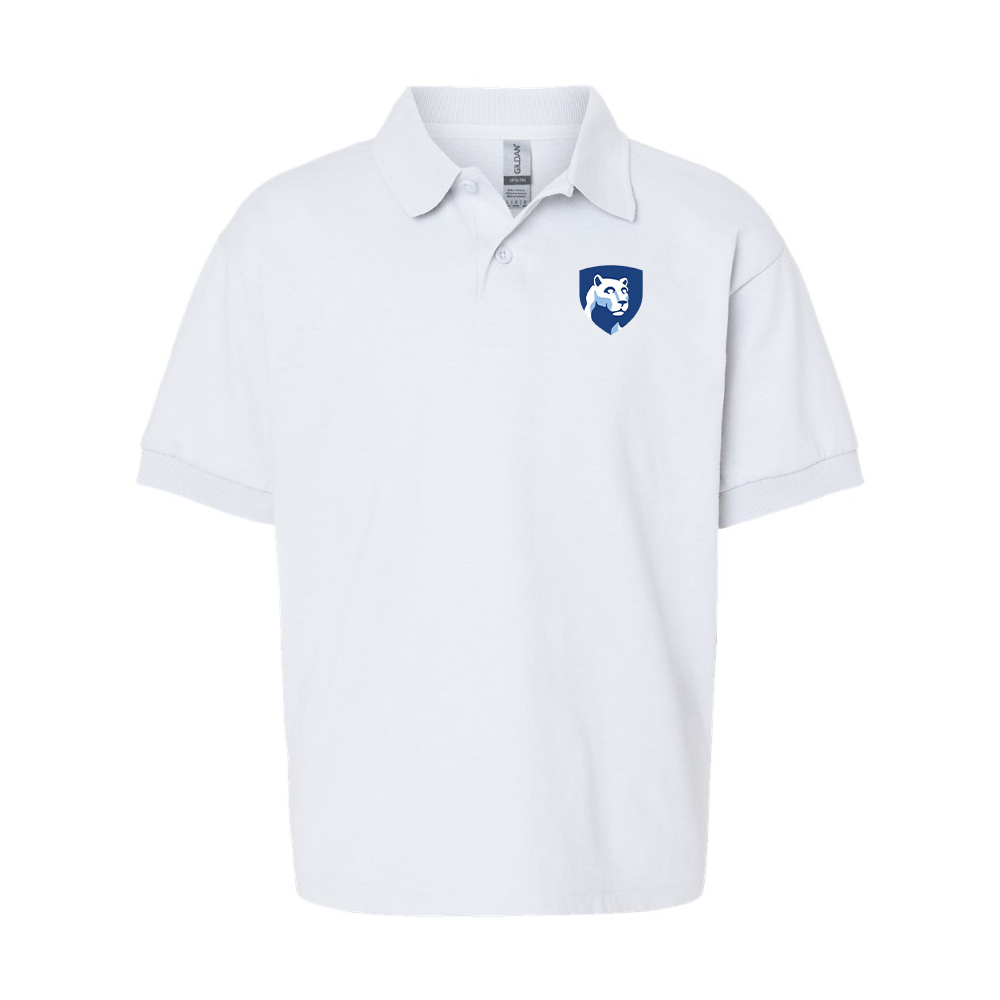 Youth Penn State Symbol Gildan Dry Blend Jersey Polo