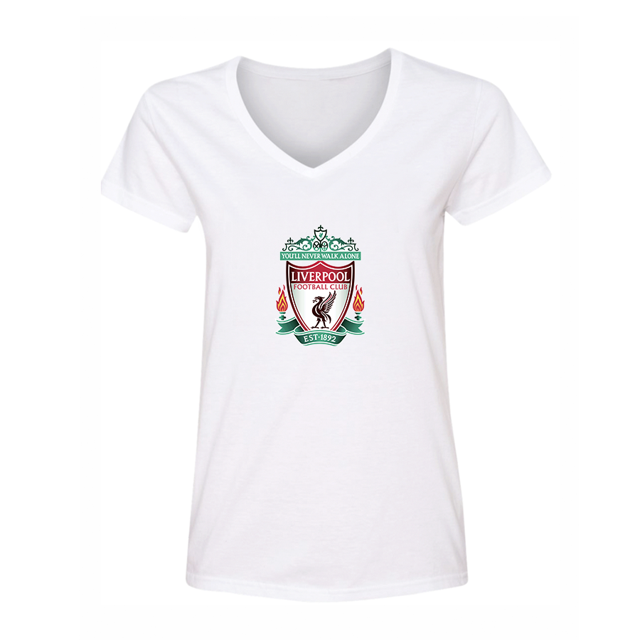 Women's Liverpool Football Club Est.1892 V-Neck T-Shirt