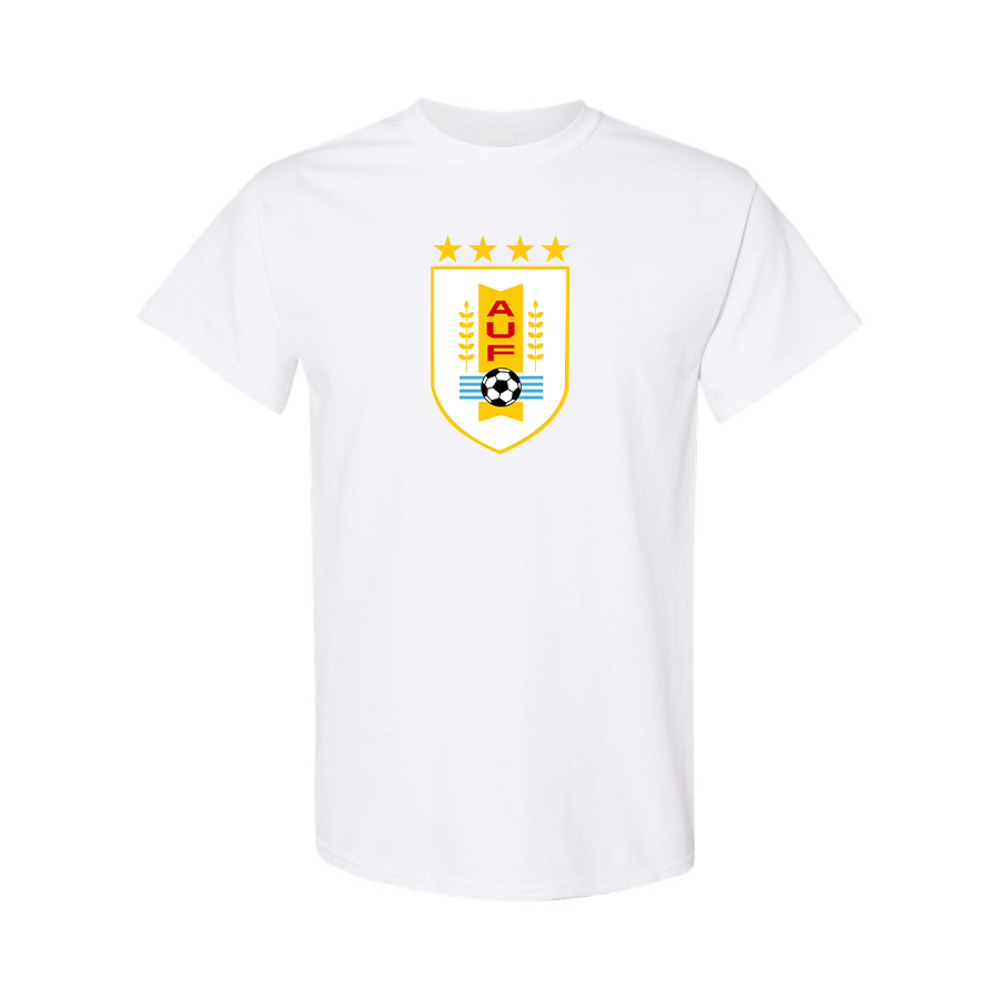 Men's Uruguay National Soccer Team Cotton T-Shirt