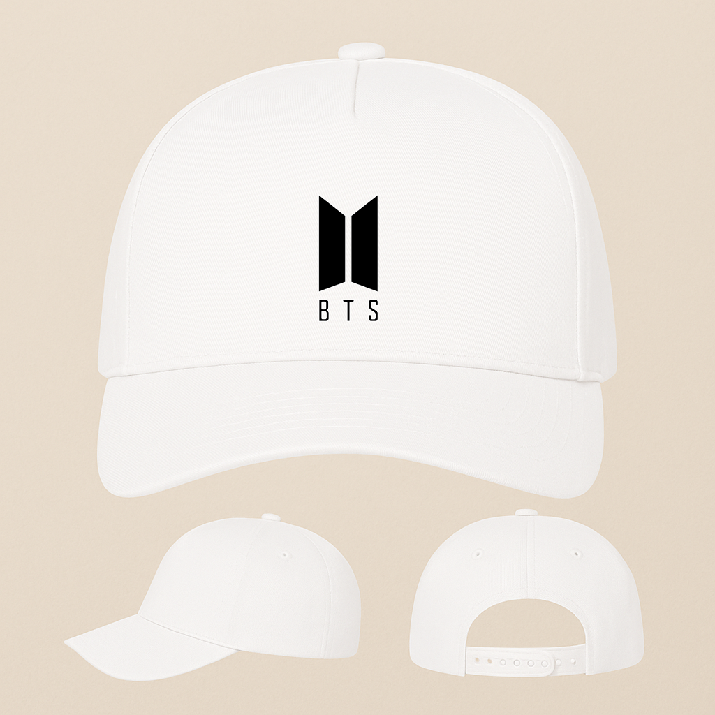 BTS Music Five Panel Twill Snapback Cap
