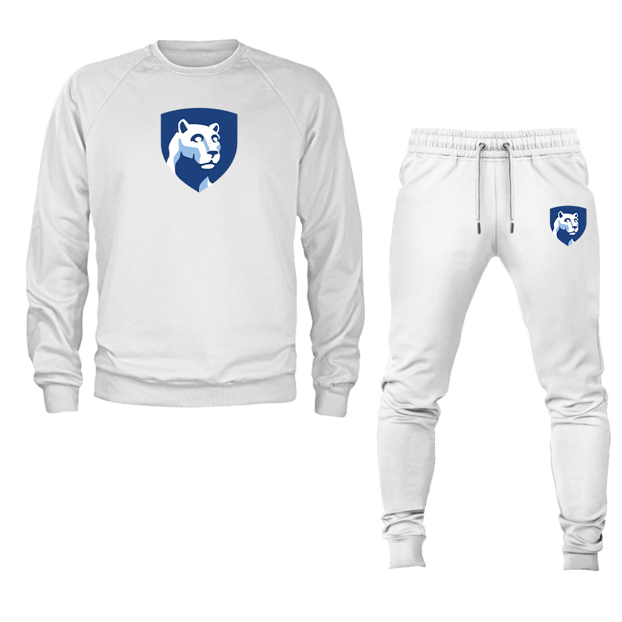 Men's Penn State Symbol Crewneck Sweatshirt Joggers Suit
