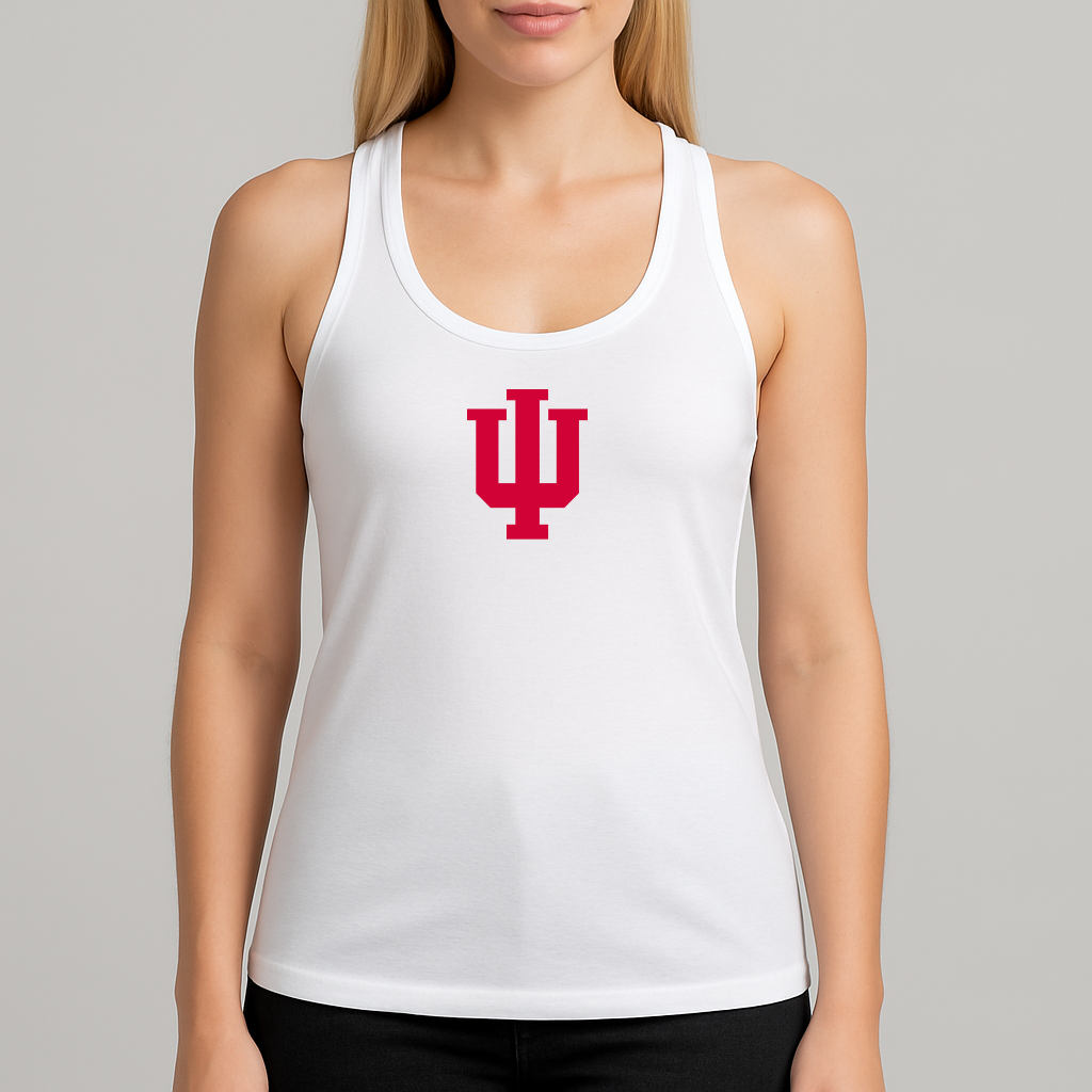 Women's Indiana Hoosiers Logo Next Level Ideal Racerback Tank