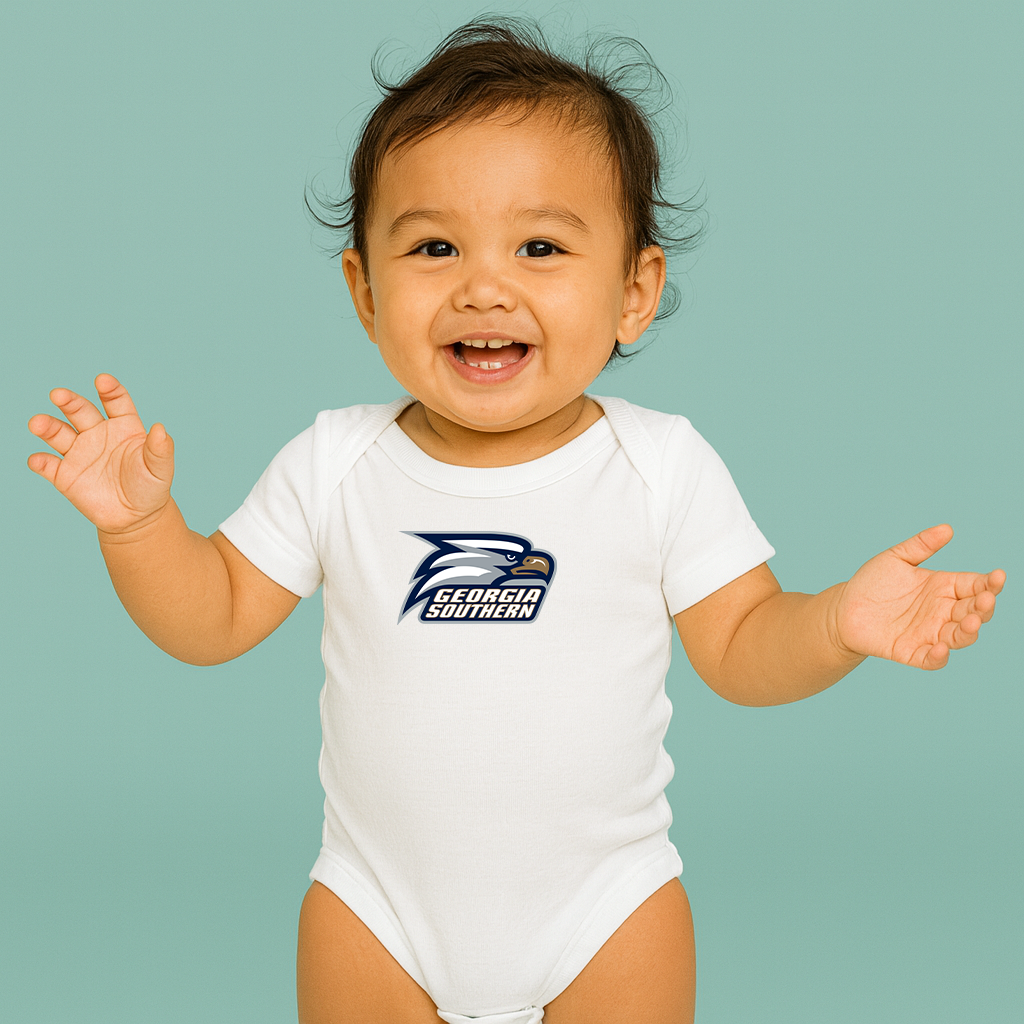 George Georgia Southern Eagles Logo Baby Romper Onesie