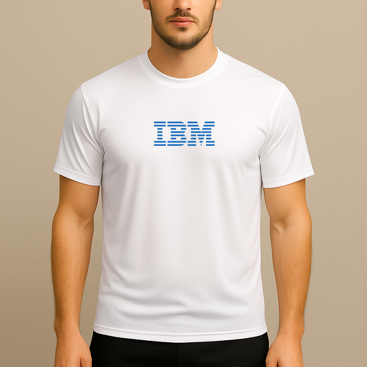 Men's IBM Logo Polyester T-Shirt