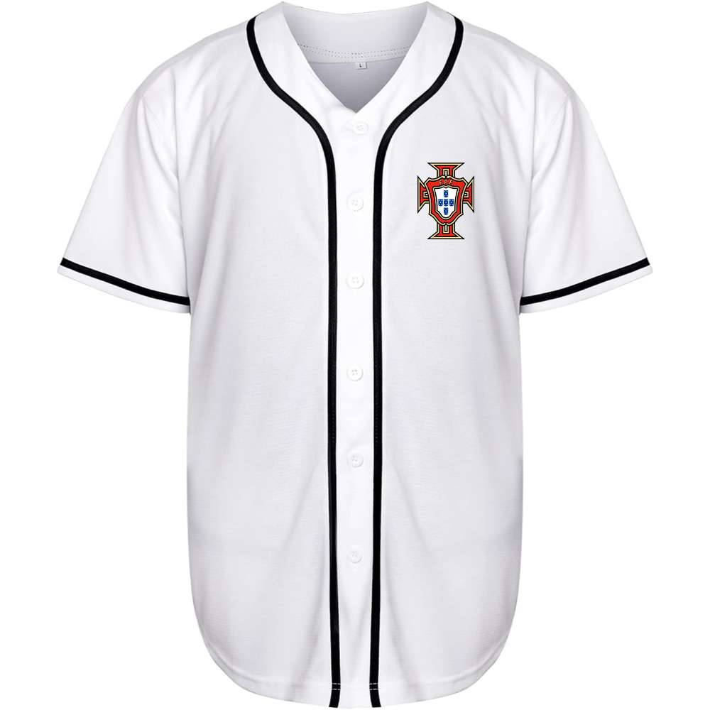 Men's Portugal National Soccer Team Baseball Jersey