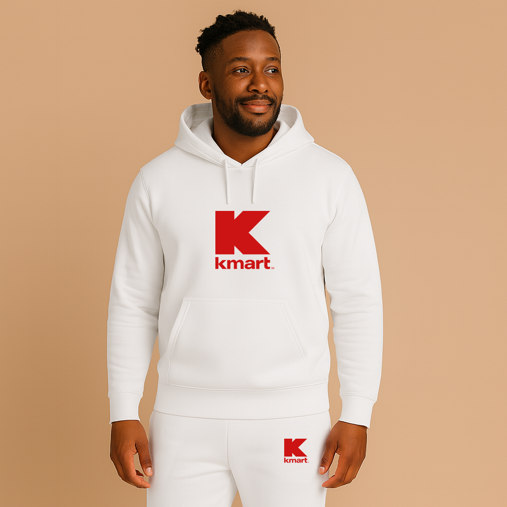 Men's Kmart Logo Hoodie Joggers Set
