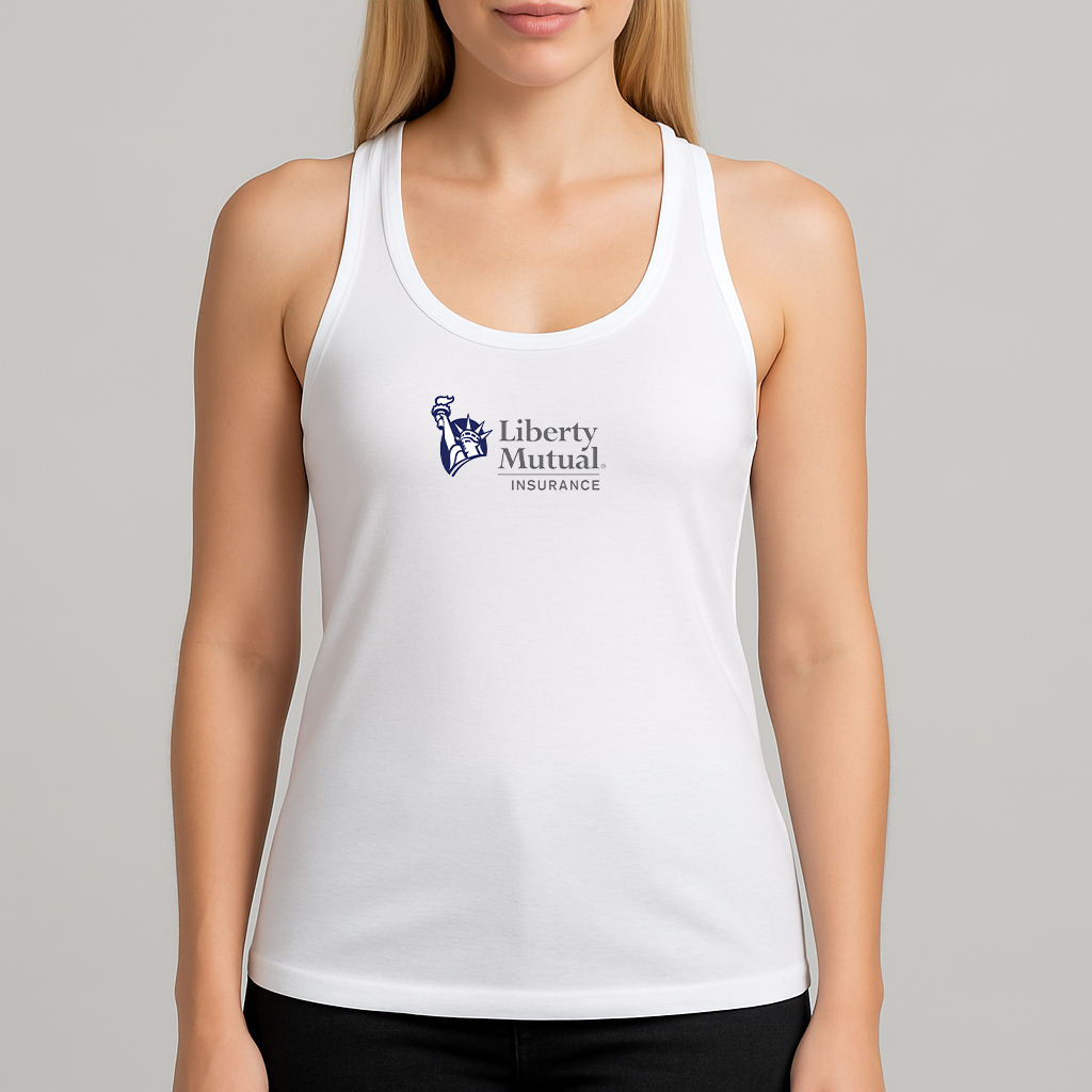 Women's Liberty Mutual Insurance Logo Next Level Ideal Racerback Tank
