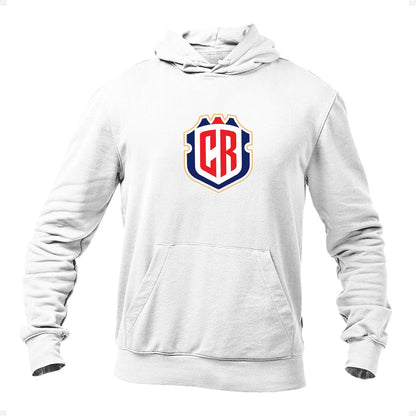 Men's Costa Rica National Soccer Team Pullover Hoodie