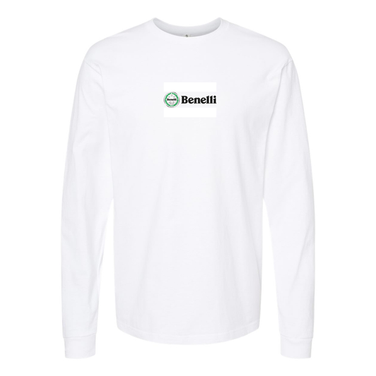 Youth Benelli Logo Cotton Long Sleeve T-Shirt