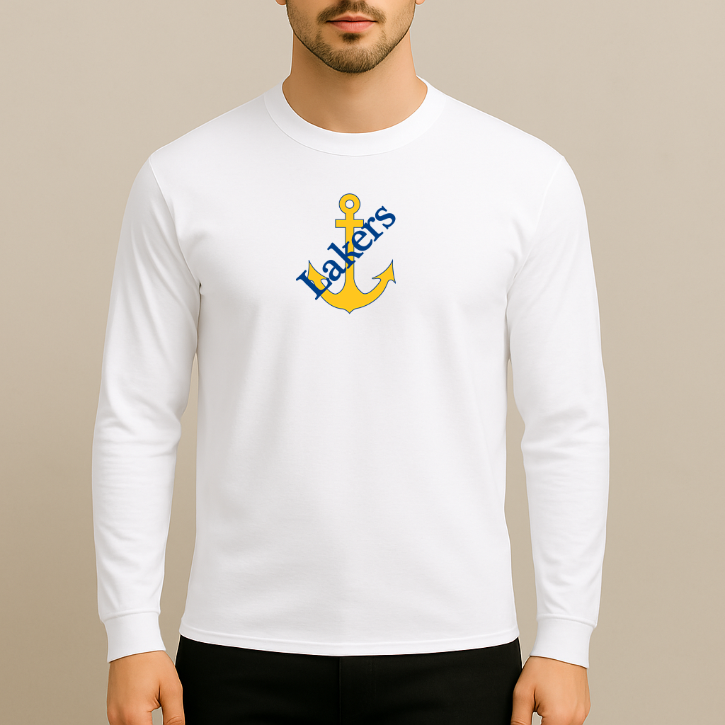 Men's Lake Superior State Lakers Logo Long Sleeve T-Shirt