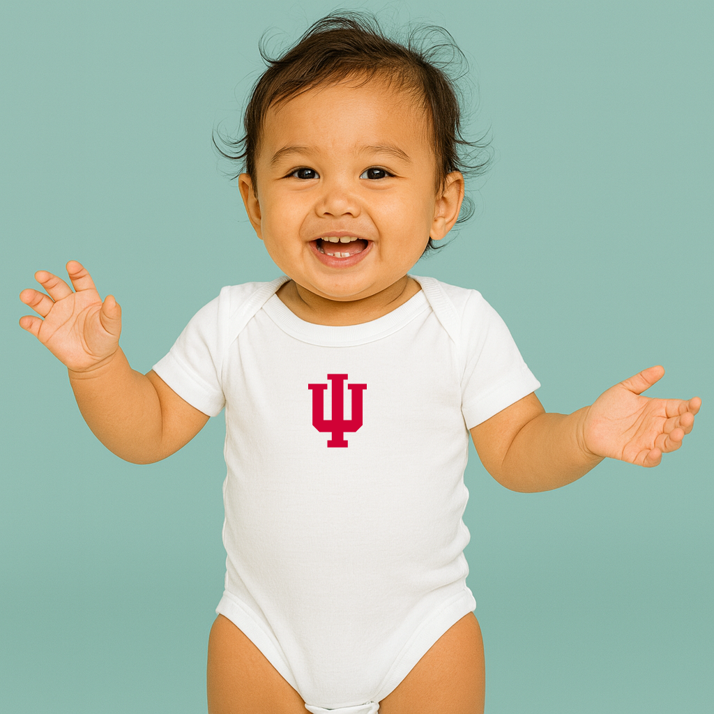 Indiana Hoosiers Logo Baby Romper Onesie