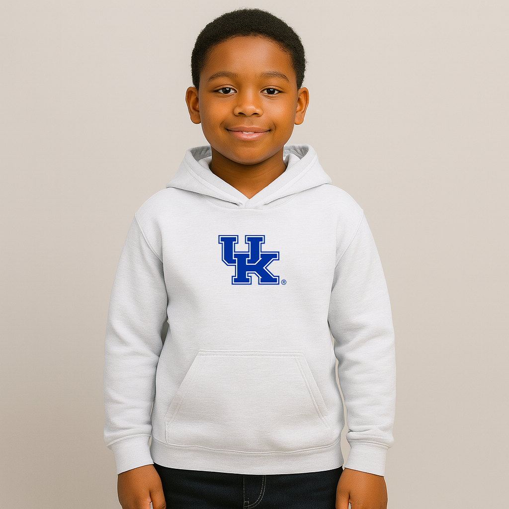 Youth Kentucky Wildcats Logo Pullover Hoodie