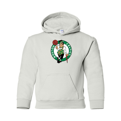 Youth Boston Celtics Logo Gildan Heavy Blend  Hooded Sweatshirt