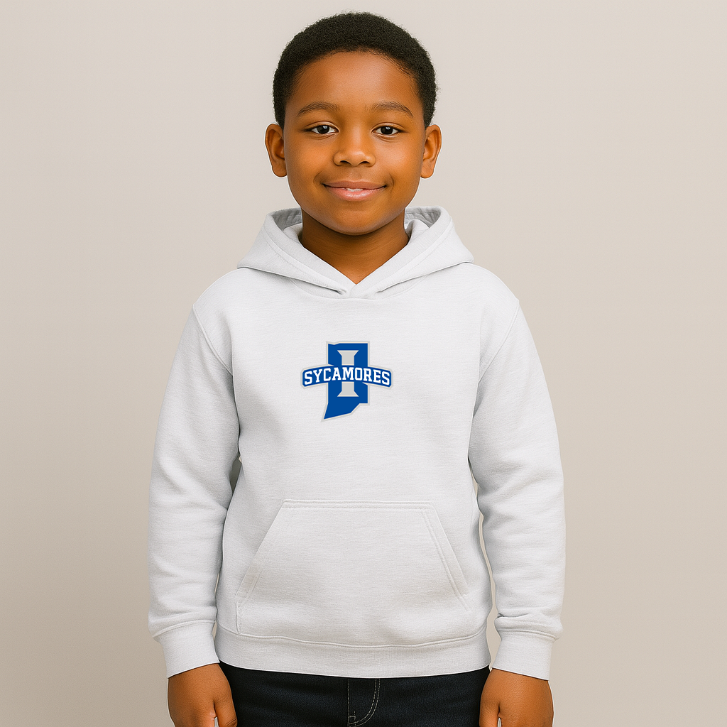 Youth Indiana State Sycamores Logo Pullover Hoodie