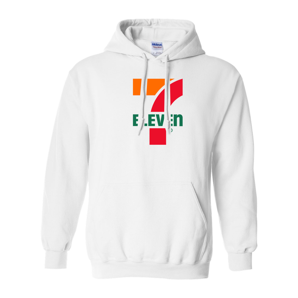 Men's 7 Eleven Logo Gildan  Heavy Blend Hooded Sweatshirt