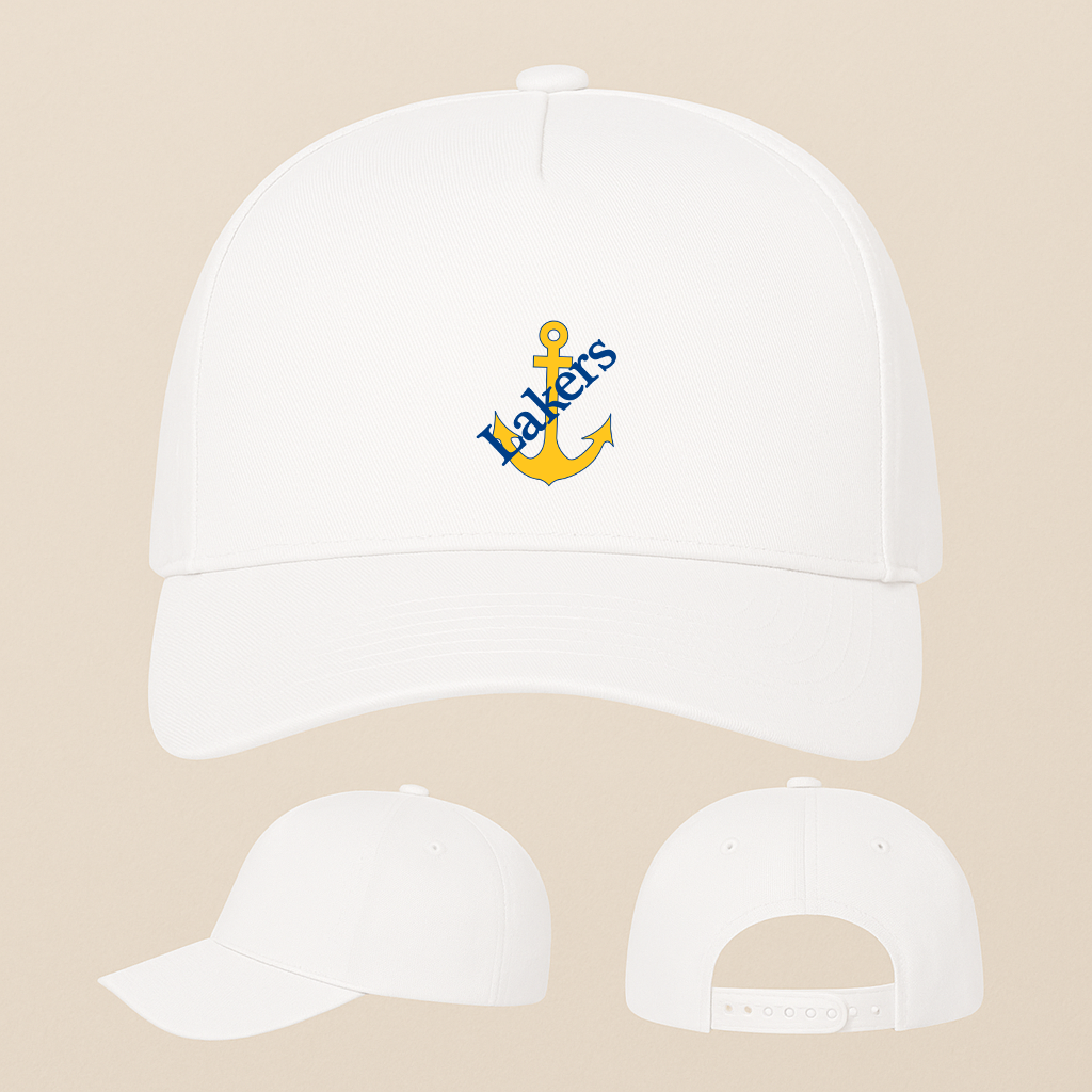 Lake Superior State Lakers Logo Five Panel Twill Snapback Cap
