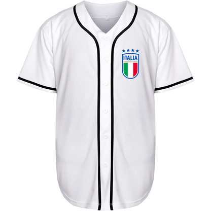 Men's Italy National Soccer Baseball Jersey