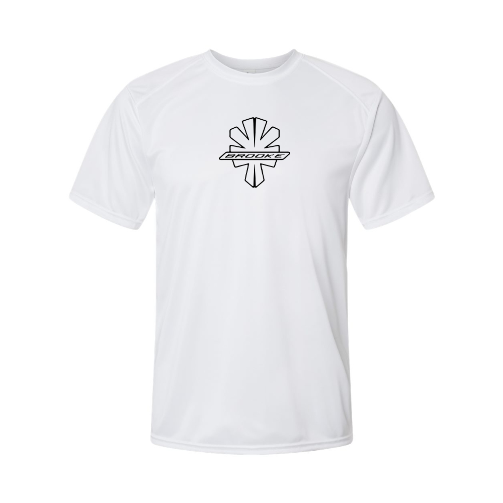 Men's Brooke Logo Polyester T-Shirt