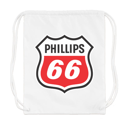 Phillips 66 Gas Station Drawstring Bag