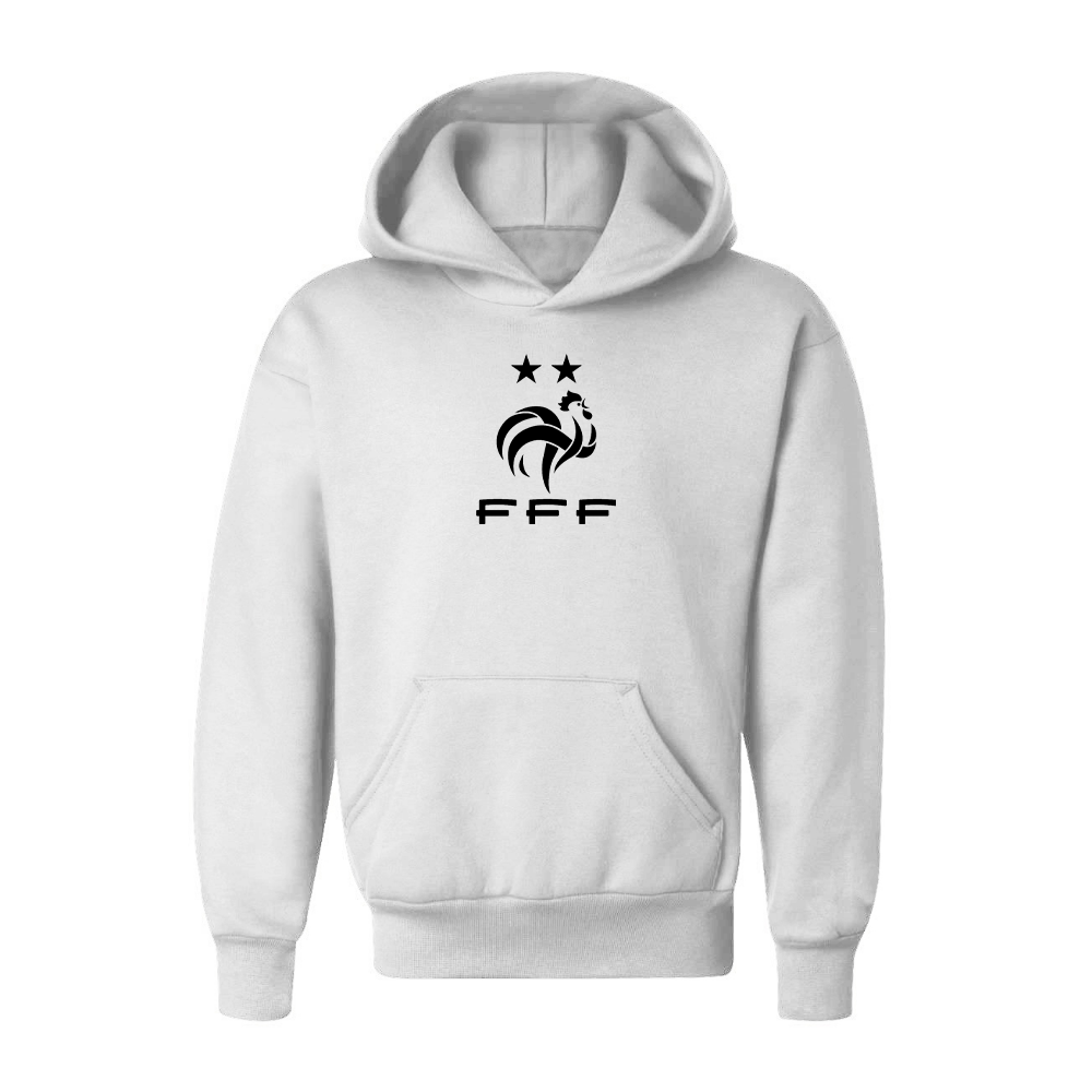 Youth Kids France Soccer Pullover Hoodie