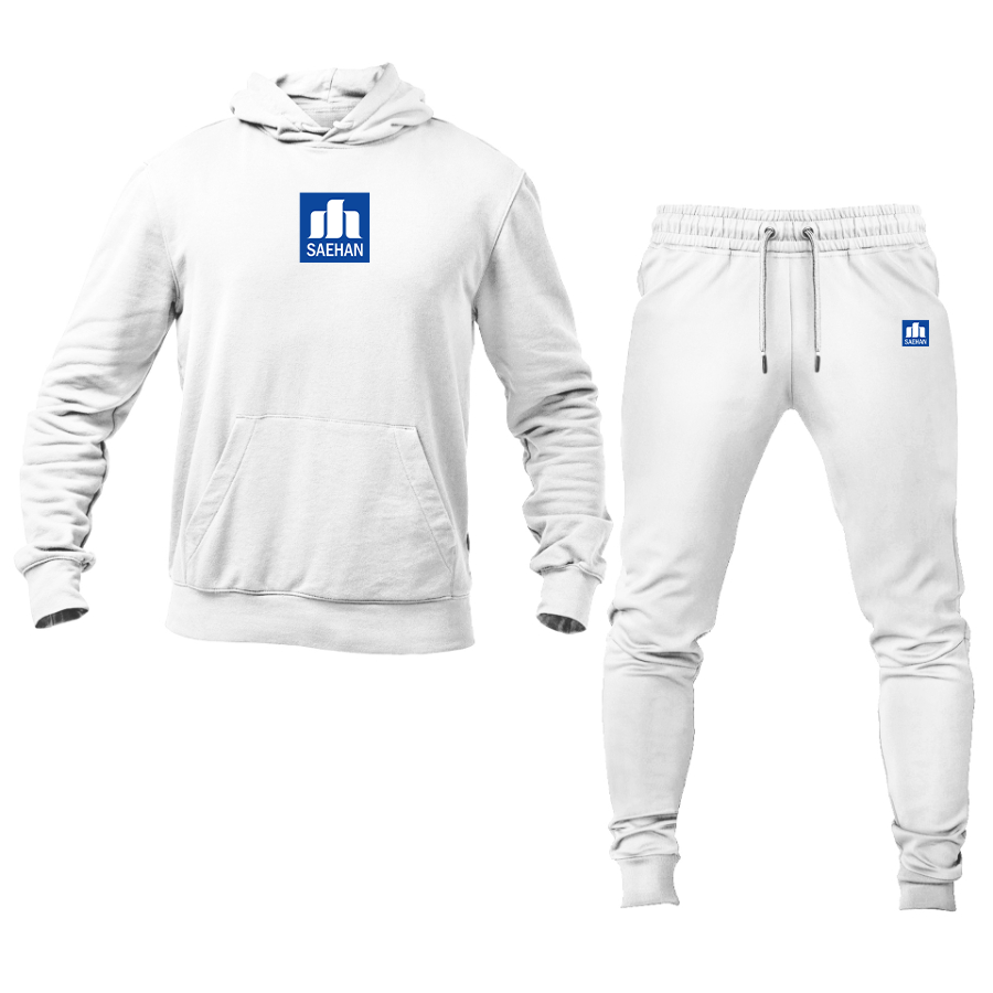 Men's Saehan Motors Logo Hoodie Joggers Set