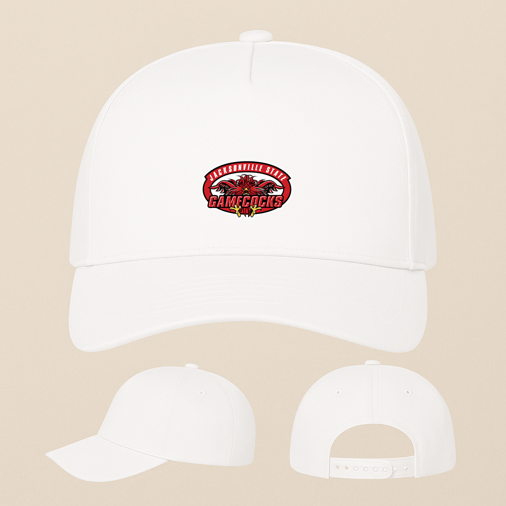 Jacksonville State Gamecocks Logo Five Panel Twill Snapback Cap