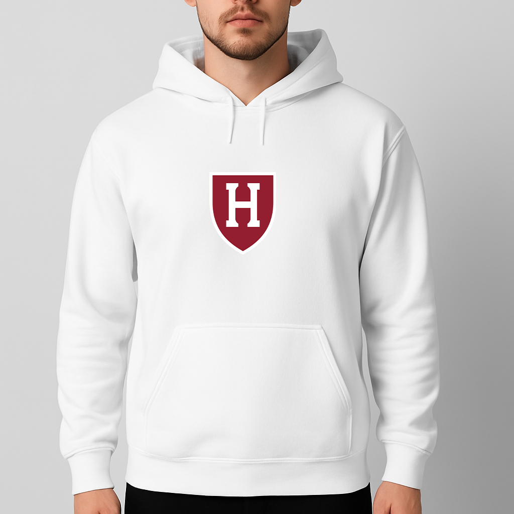 Men's Harvard Crimson Logo Pullover Hoodie