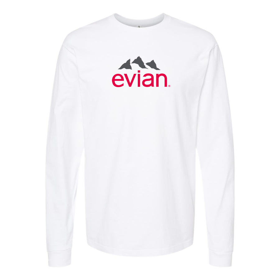 Youth Evian Logo Cotton Long Sleeve T-Shirt
