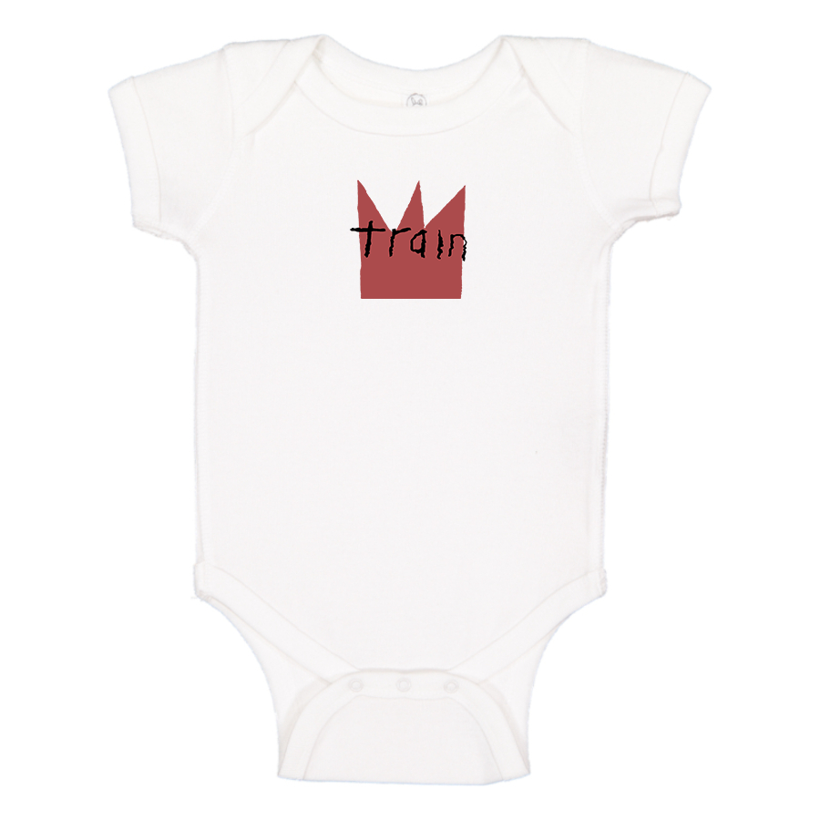 Train Logo Baby Romper Onesie
