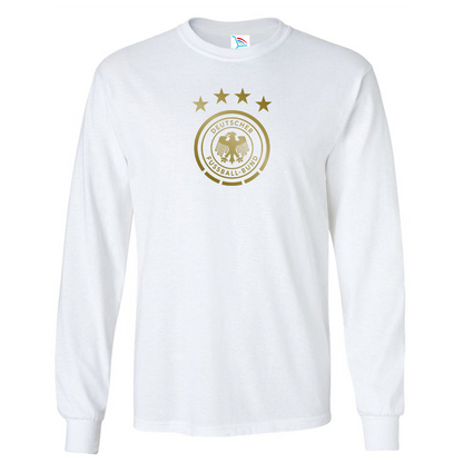 Men's Germany Soccer Long Sleeve T-Shirt