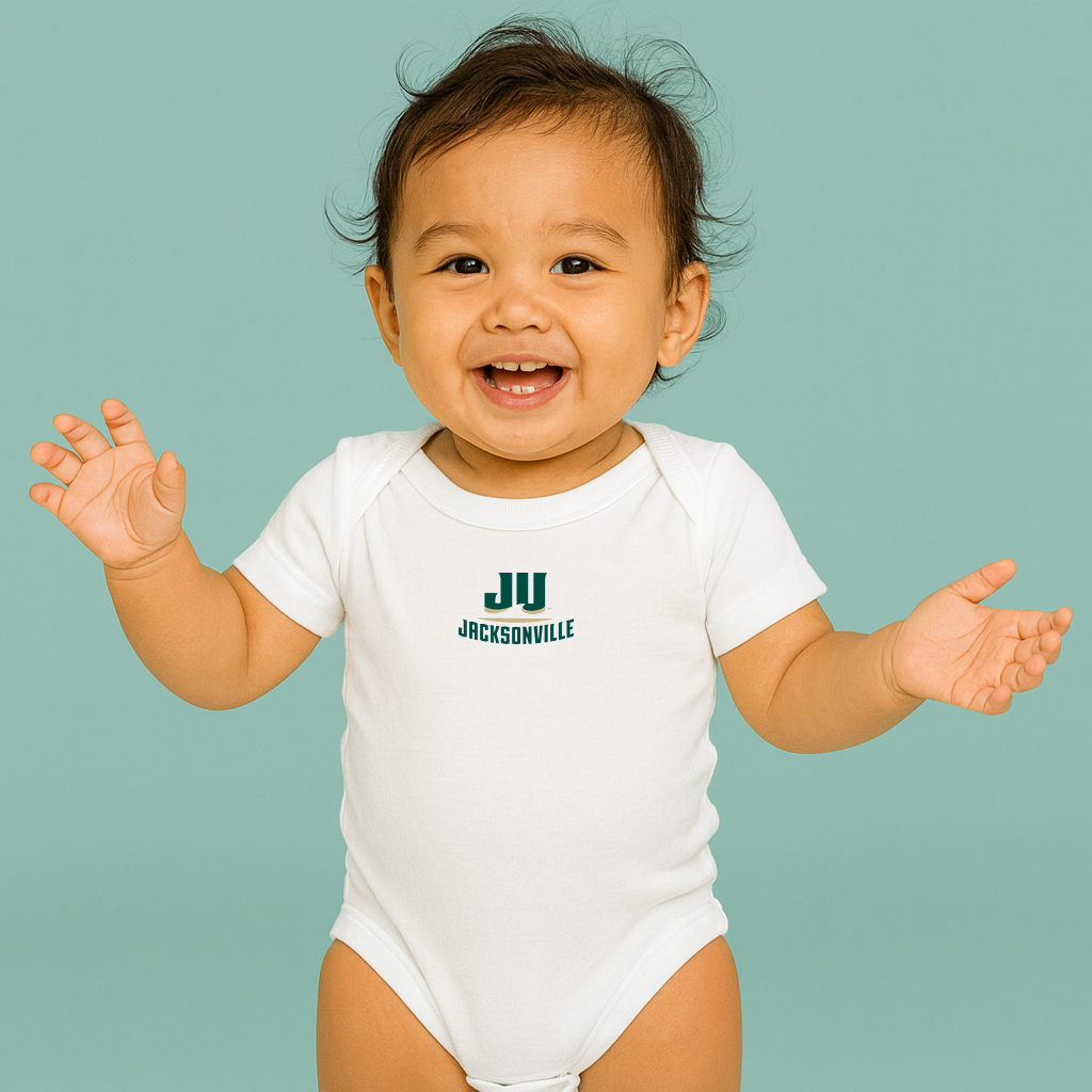 Jacksonville Dolphins Logo Baby Romper Onesie
