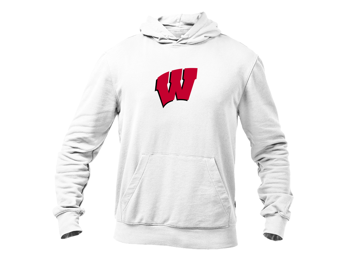 Men's Wisconsin Badgers Softstyle Midweight Hooded Sweatshirt