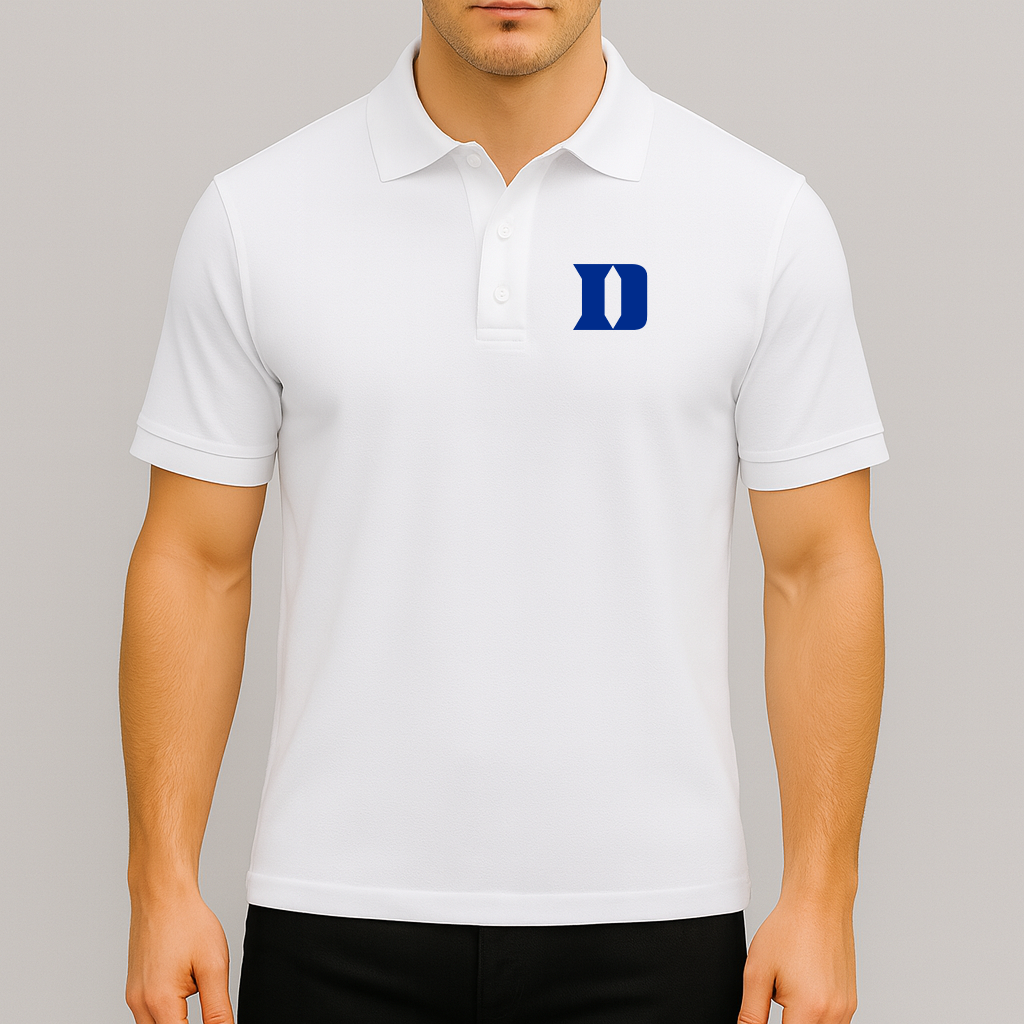 Men's Duke Blue Devils Logo Dry Blend Polo