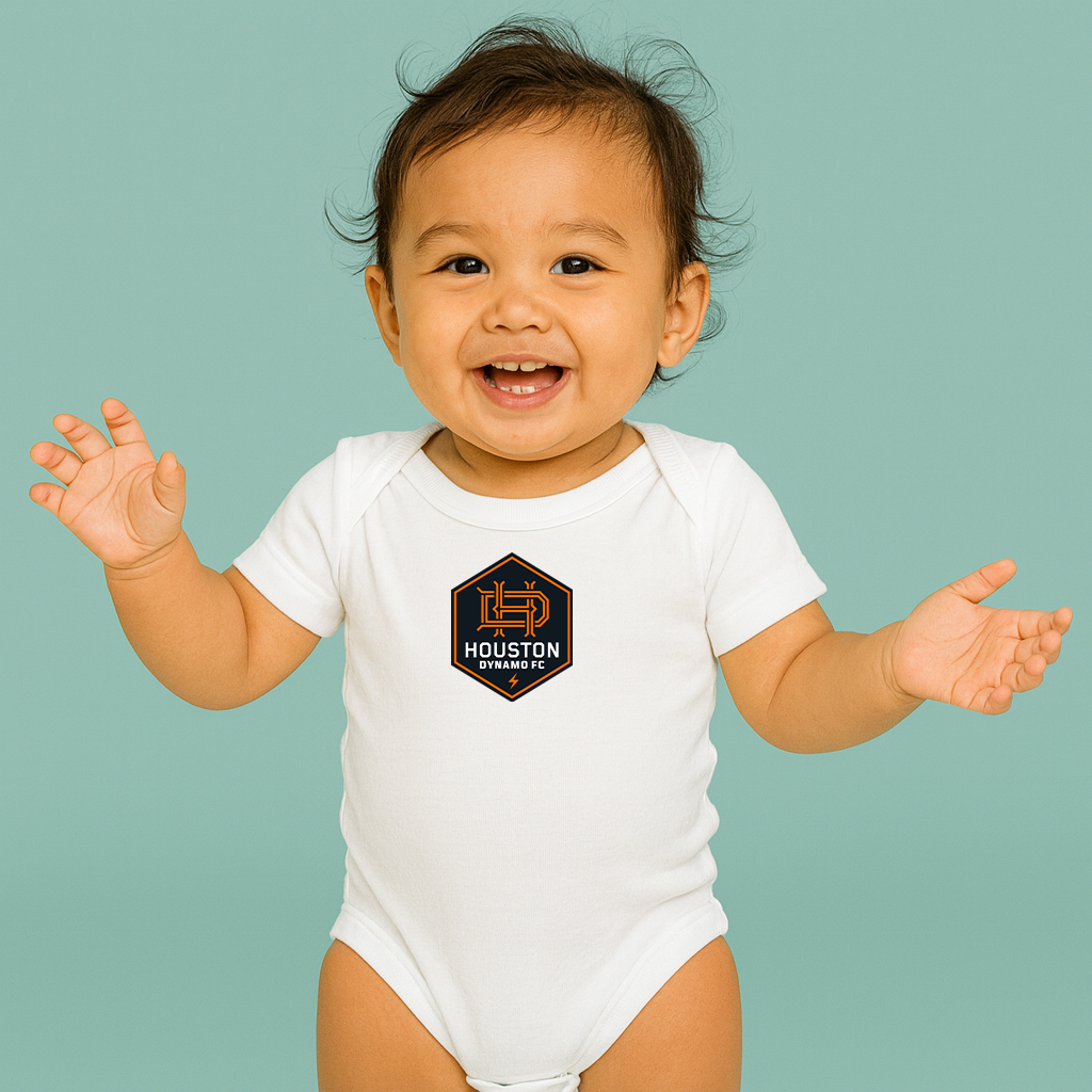 Houston Dynamo FC Soccer Baby Romper Onesie