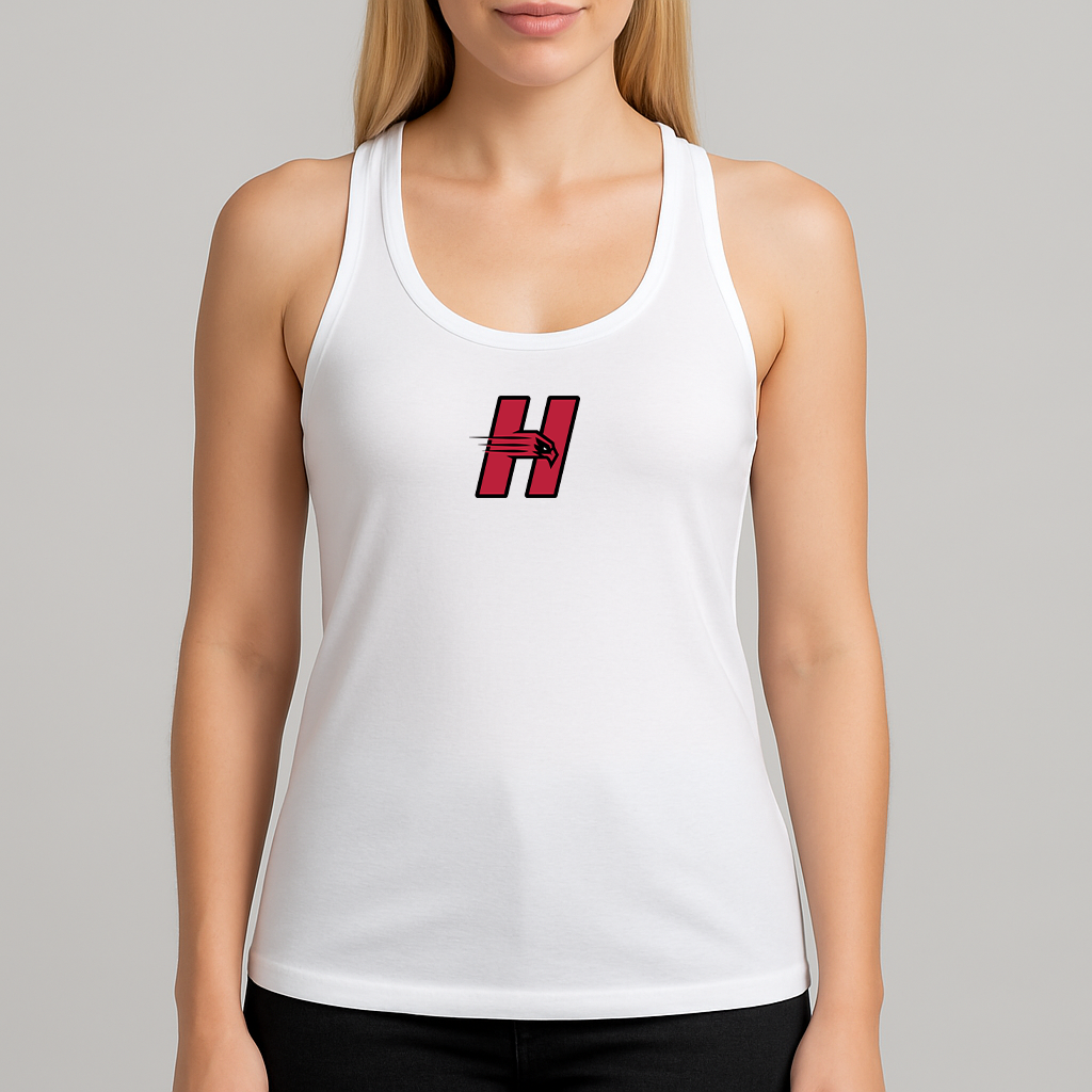 Women's Hartford Hawks Logo Next Level Ideal Racerback Tank