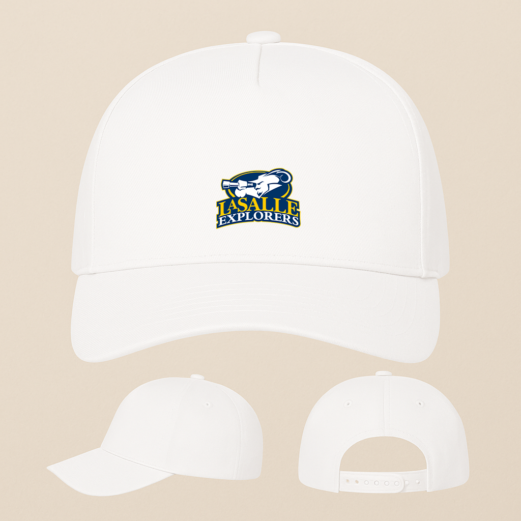 La Salle Explorers Logo Five Panel Twill Snapback Cap