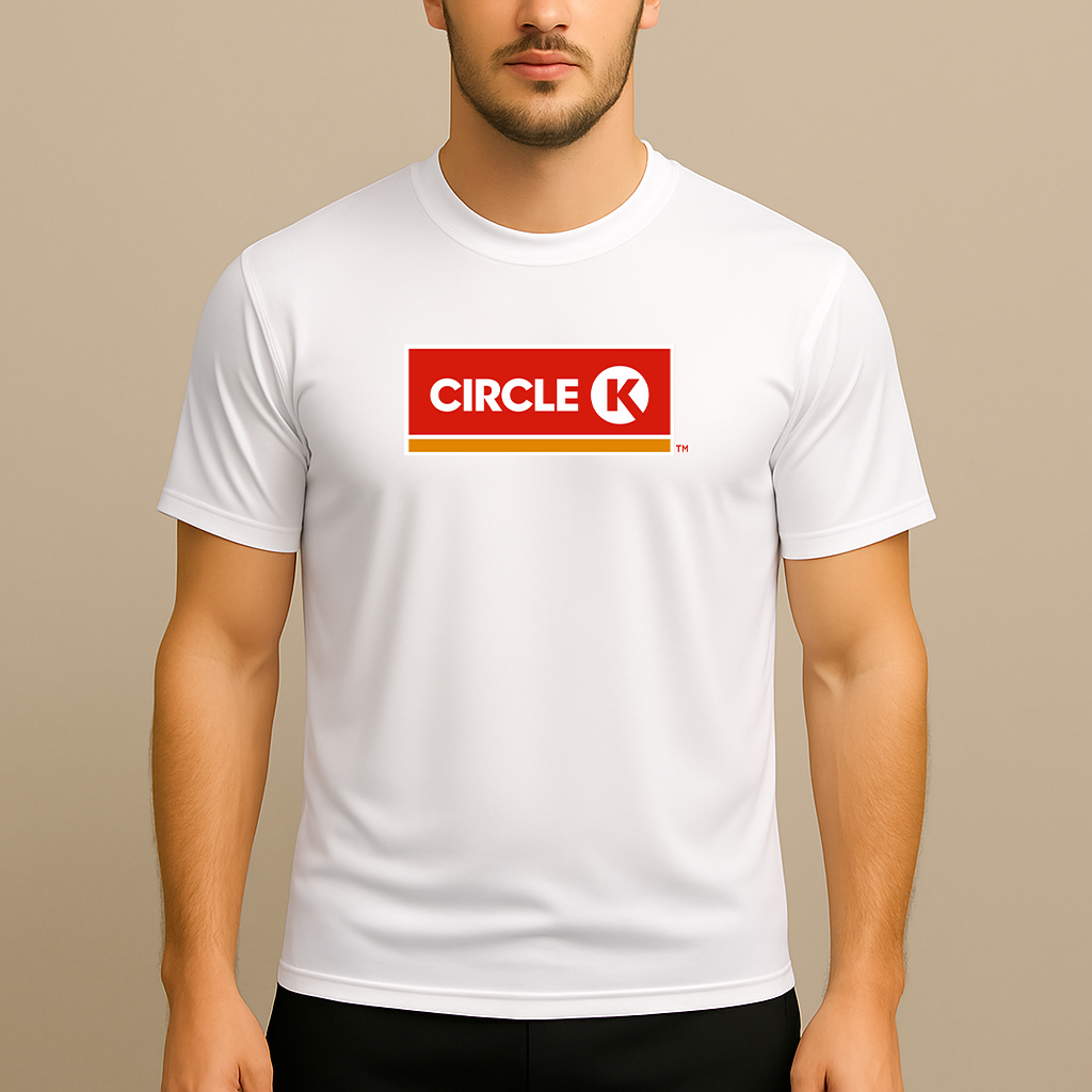 Men's Circle K Gas Station  Polyester T-Shirt