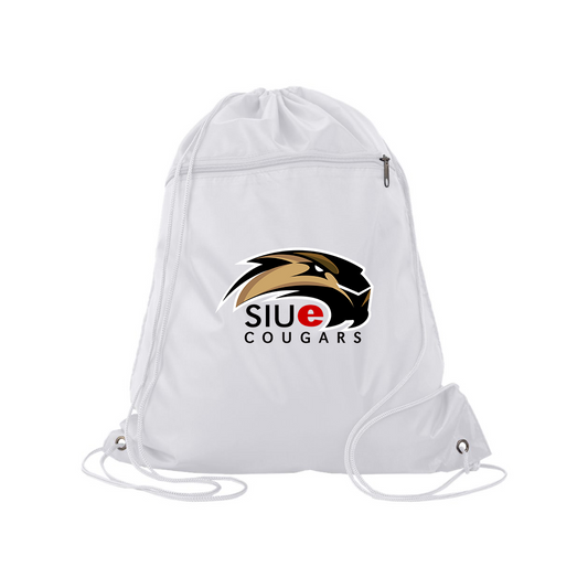 SIU Edwardsville Cougars Logo Q-Tees - Polyester Cinchpack