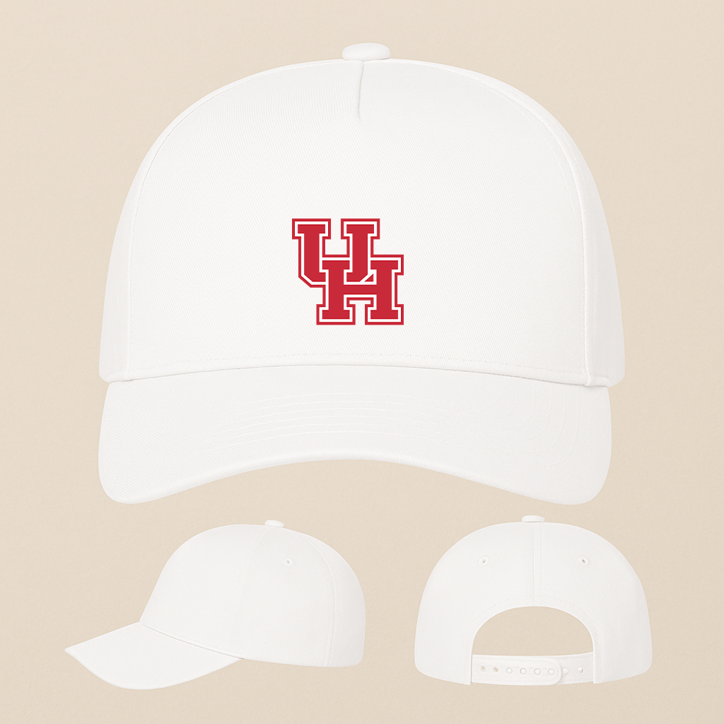 Houston Cougars Logo Five Panel Twill Snapback Cap