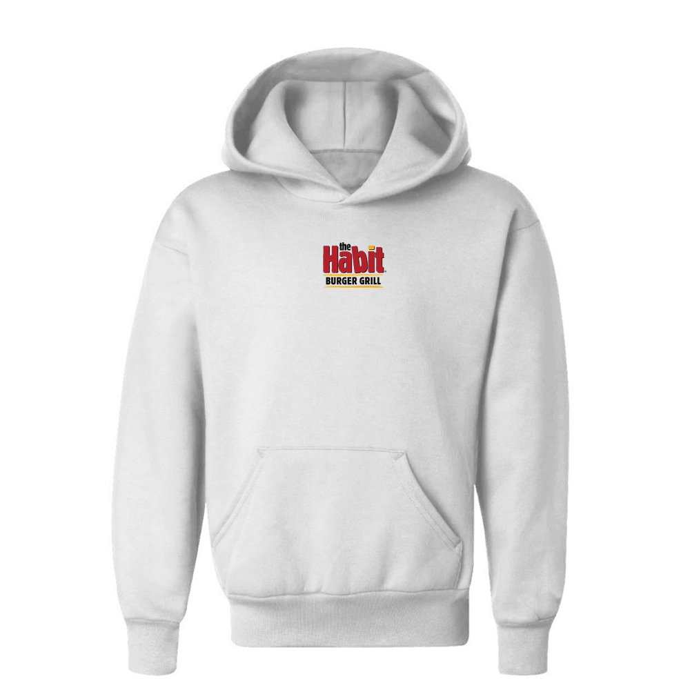Youth The Habit Burger Grill Logo Pullover Hoodie