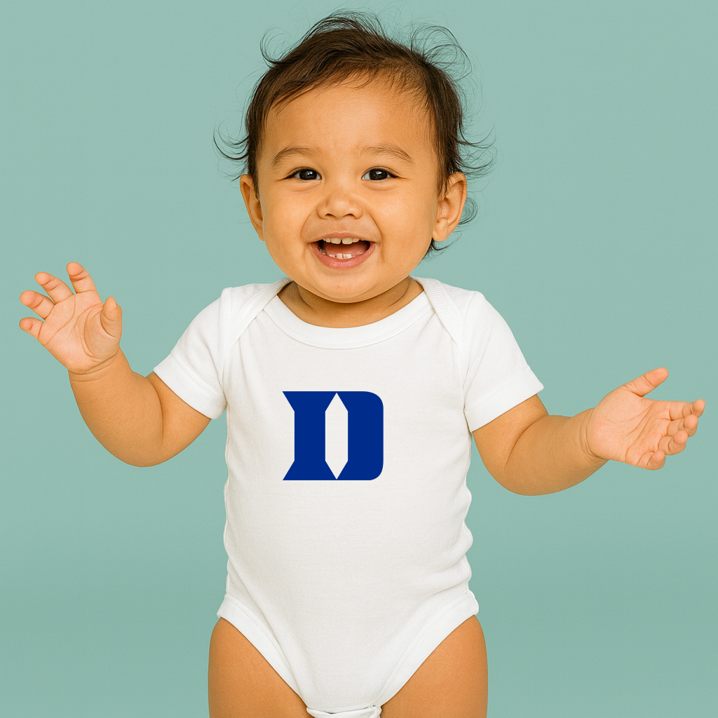 Duke Blue Devils Logo Baby Romper Onesie