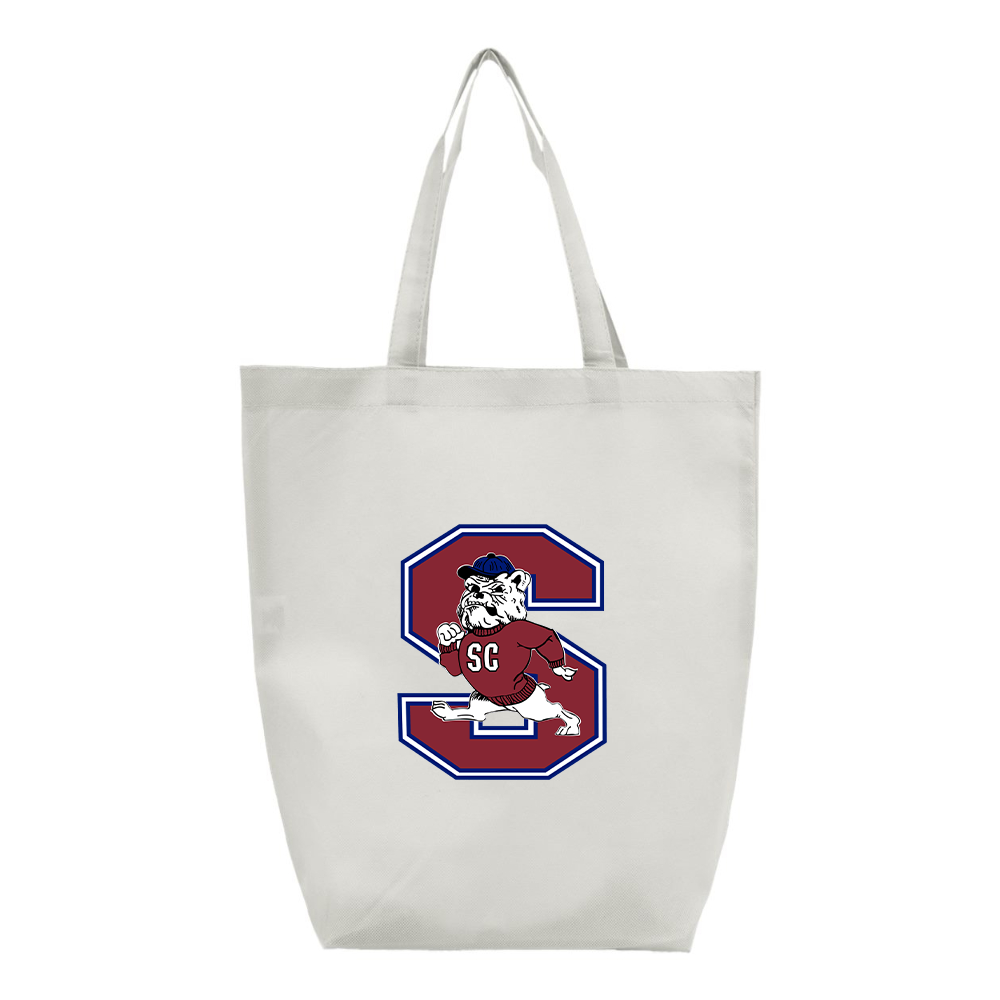 South Carolina State Bulldogs Logo Q-Tees Non-Woven Gusset Bottom Tote