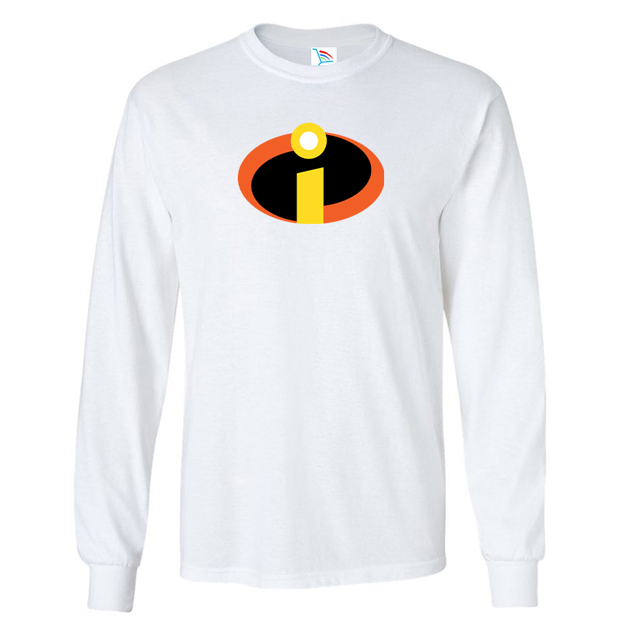 Men's The Incredibles Cartoon Long Sleeve T-Shirt