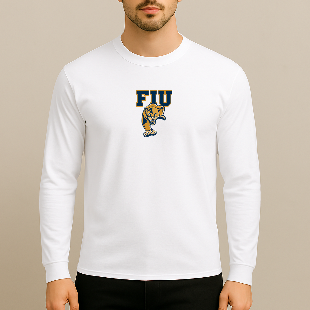 Men's FIU Panthers Logo Long Sleeve T-Shirt