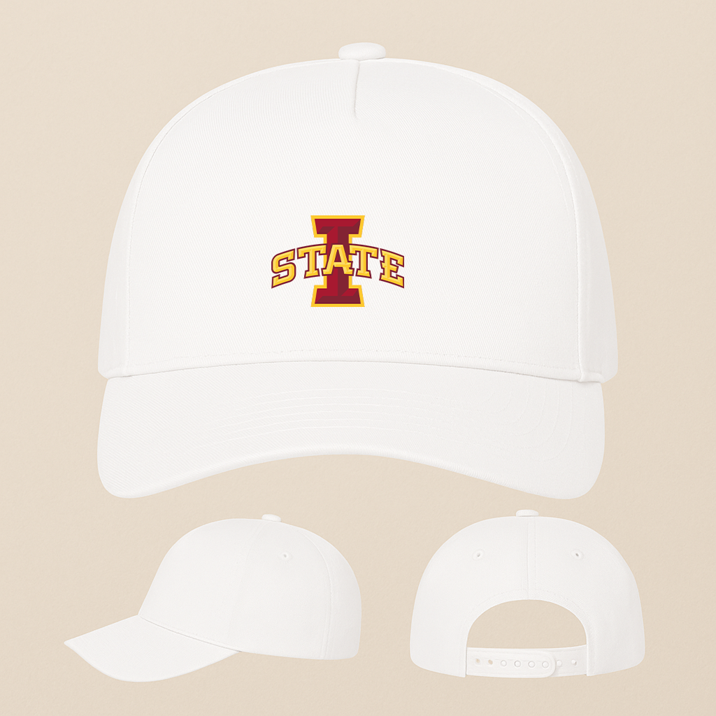 Iowa State Cyclones Logo Five Panel Twill Snapback Cap