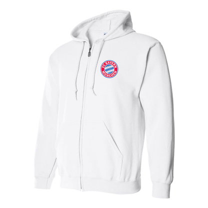 Men's F.C. Bayern Munchen Soccer Zipper Hoodie