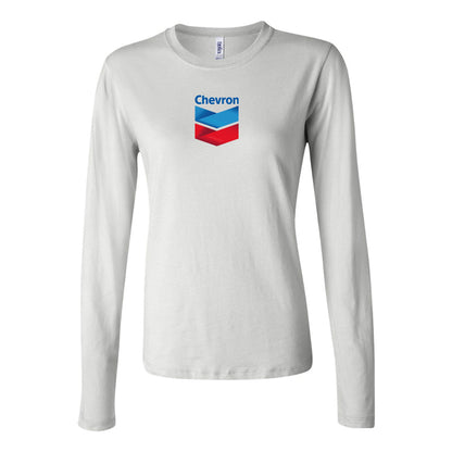 Women's Chevron gas Station  Long Sleeve T-Shirt