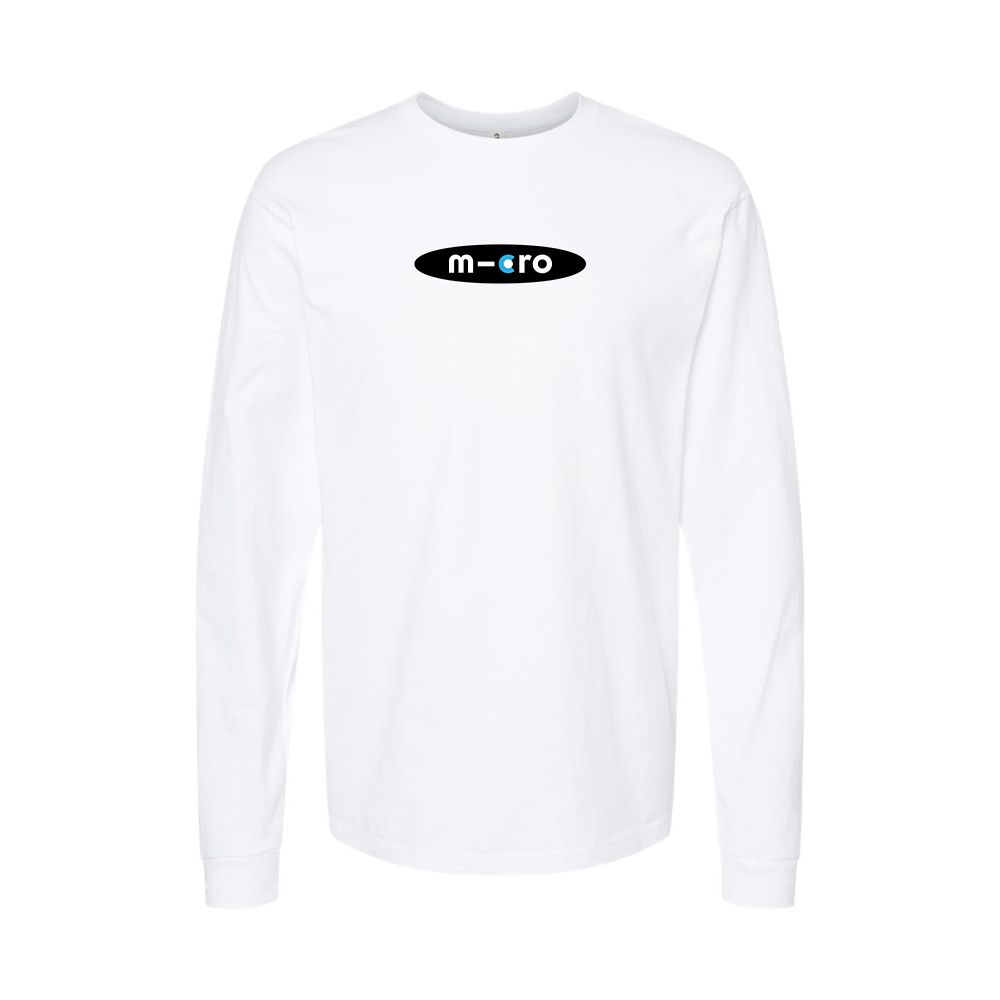 Youth Micromobility Logo Cotton Long Sleeve T-Shirt