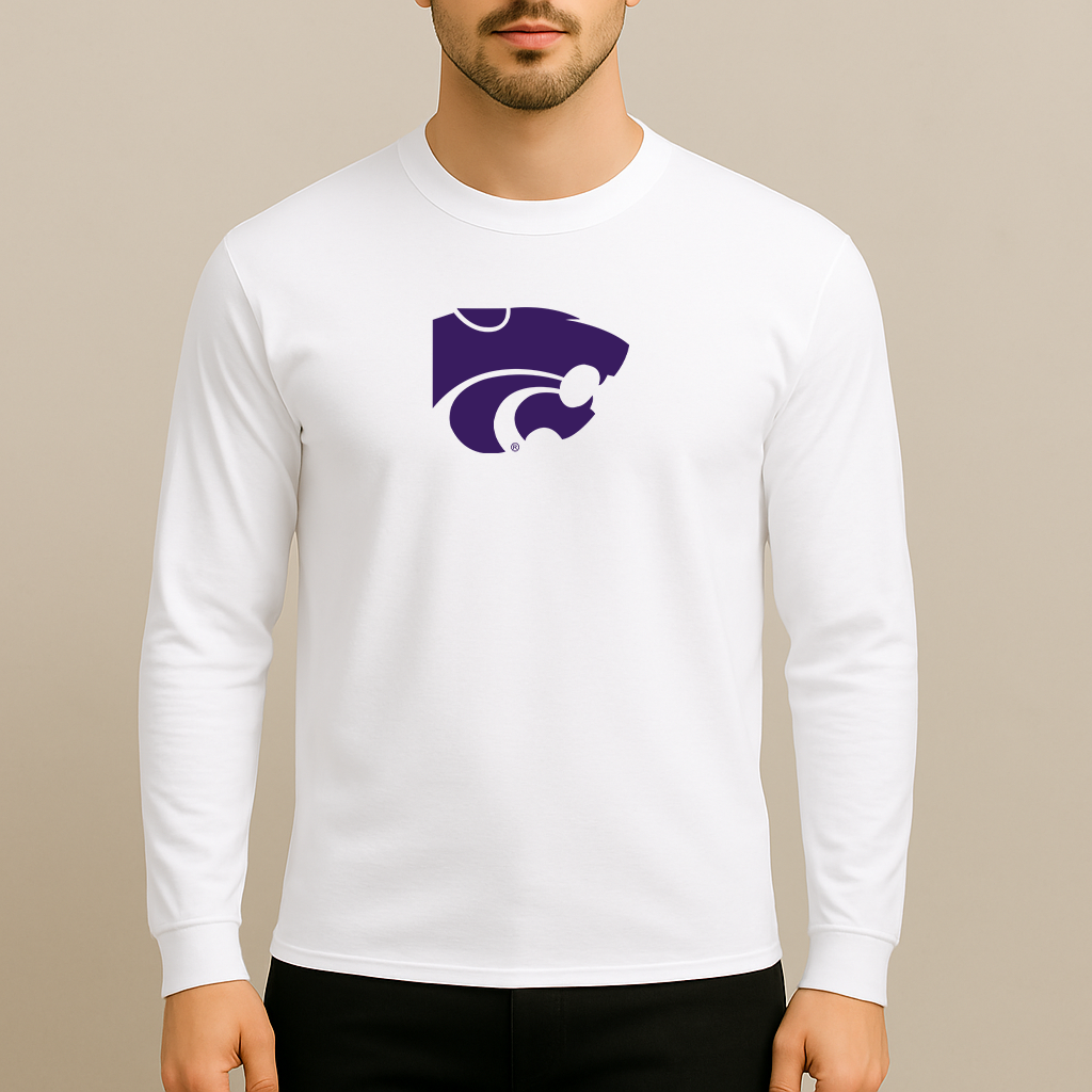 Men's Kansas State Wildcats Logo Long Sleeve T-Shirt