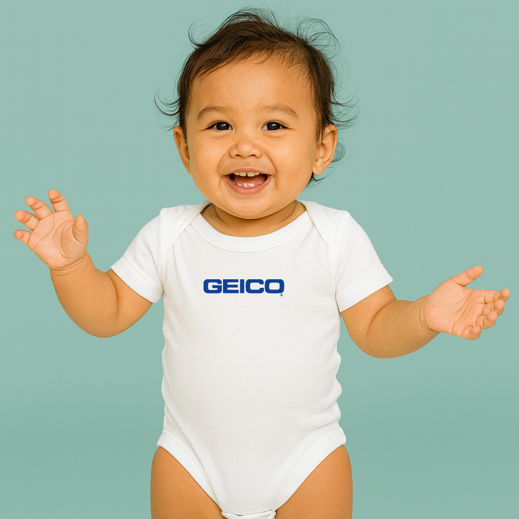 Geico Logo Baby Romper Onesie